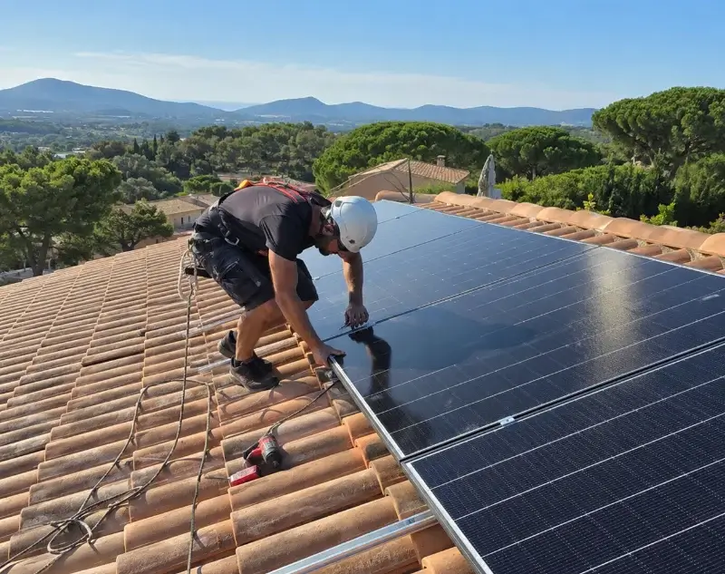 Installateur panneaux solaires Nadaillac — pose photovoltaïque sur toiture