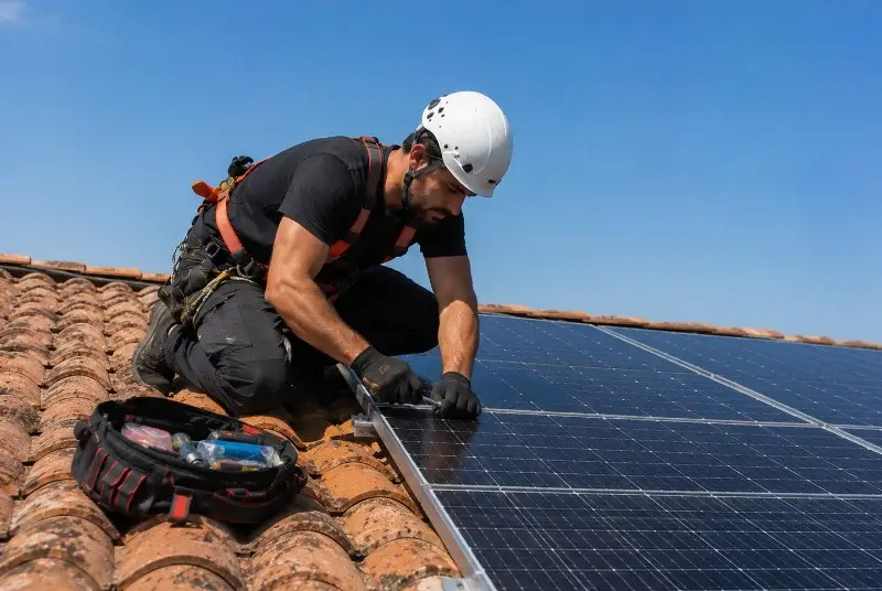 Maintenance et monitoring de panneaux solaires à Nadaillac