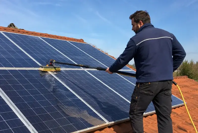 Nettoyage et entretien de panneaux solaires à Nadaillac